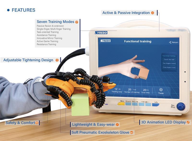 product-1-1 caractéristiques des gants robotisés souples de rééducation de la main 03