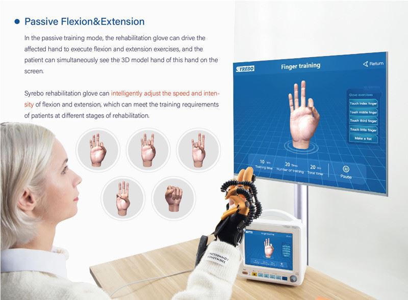 product-1-1 entraînement passif des gants de rééducation de la fonction de la main 04