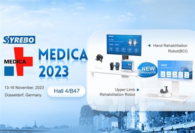 Les nouveaux robots de rééducation Syrebo feront leurs débuts à MEDICA 2023
