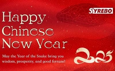 Salutations du Nouvel An chinois et préavis de vacances